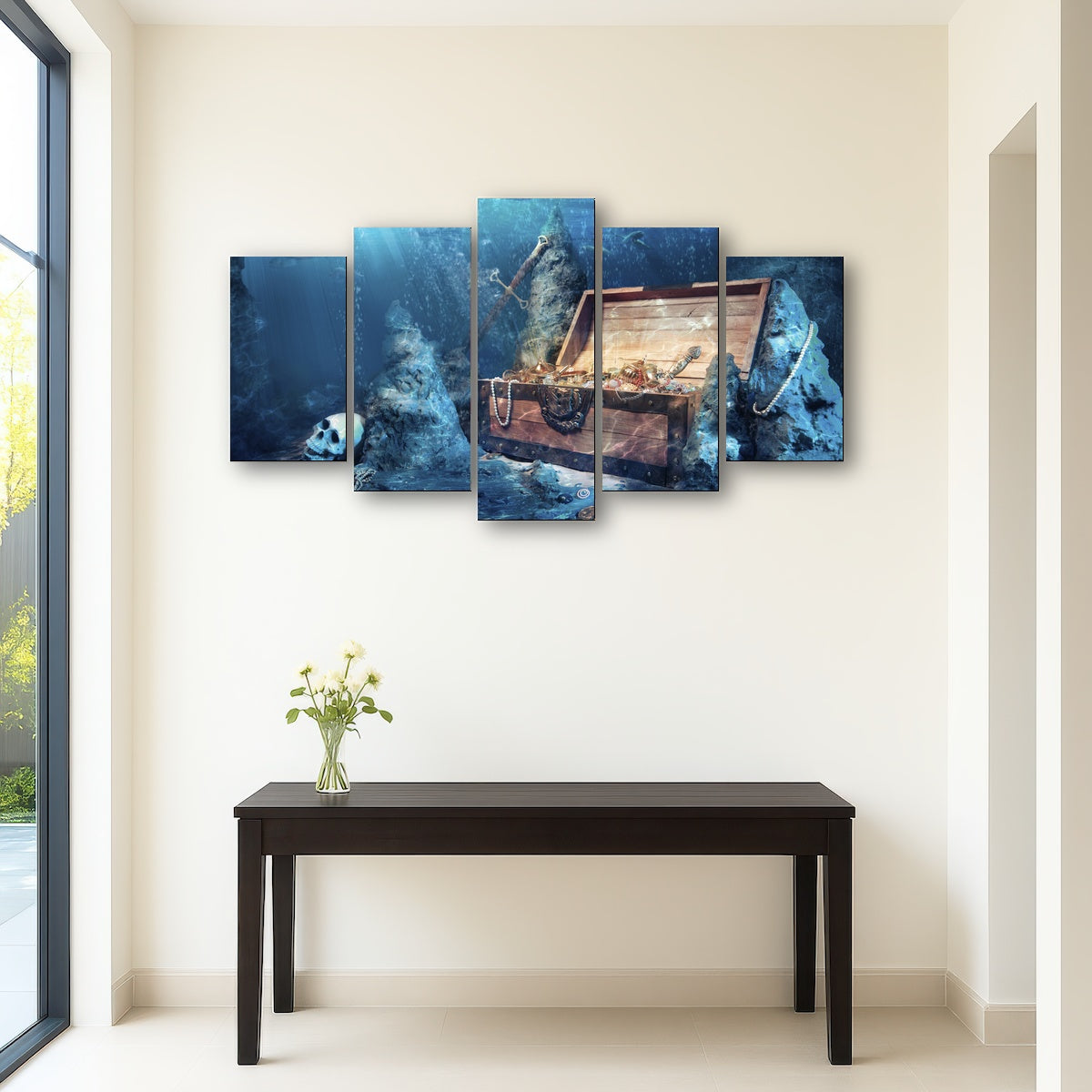 AUTO-MOCKUP ROOM | Treasure Chest Underwater