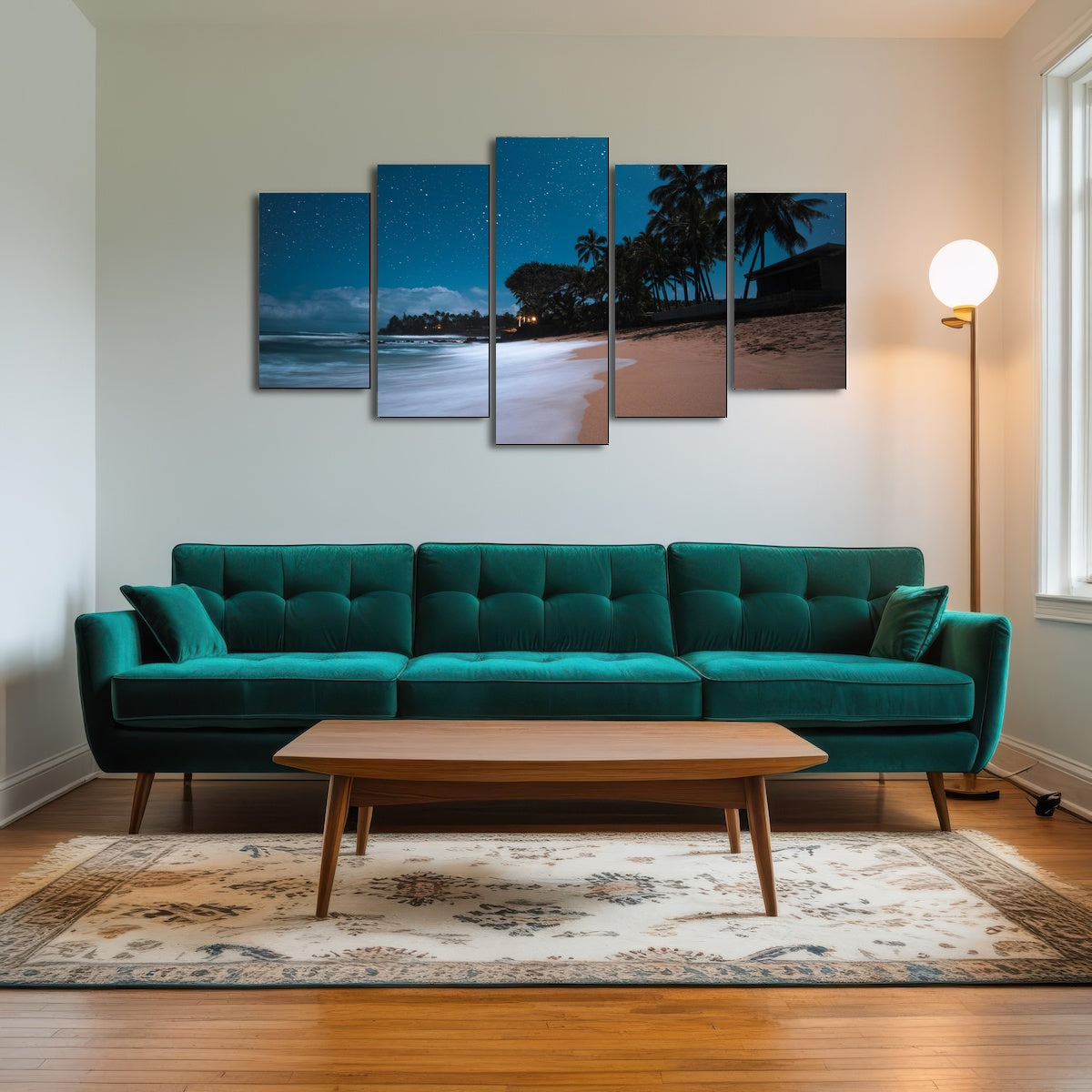 AUTO-MOCKUP ROOM | Tropical Beach Night