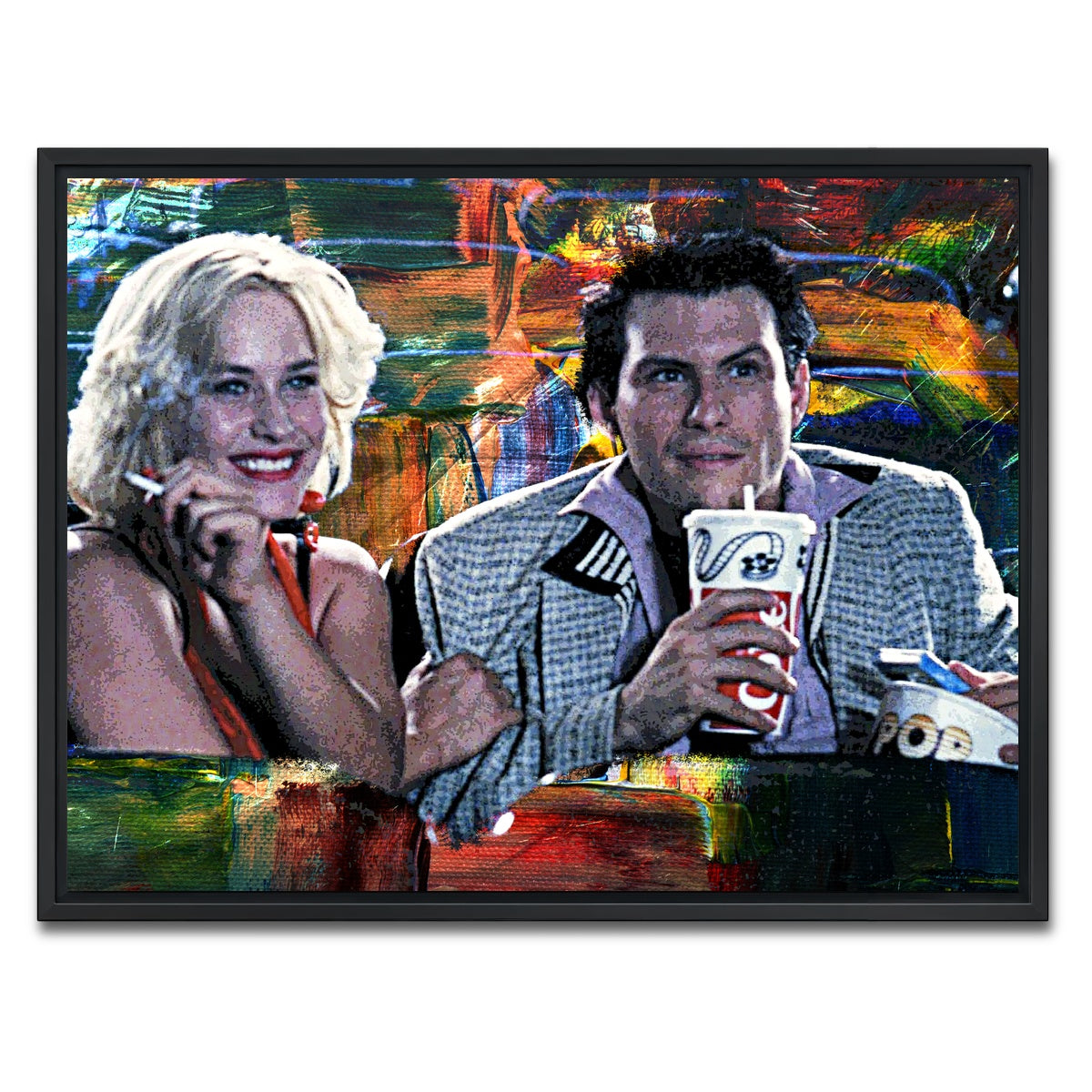 AUTO-MOCKUP WHITE | True Romance | 1 Piece | Black Framed Canvas | group=4x3