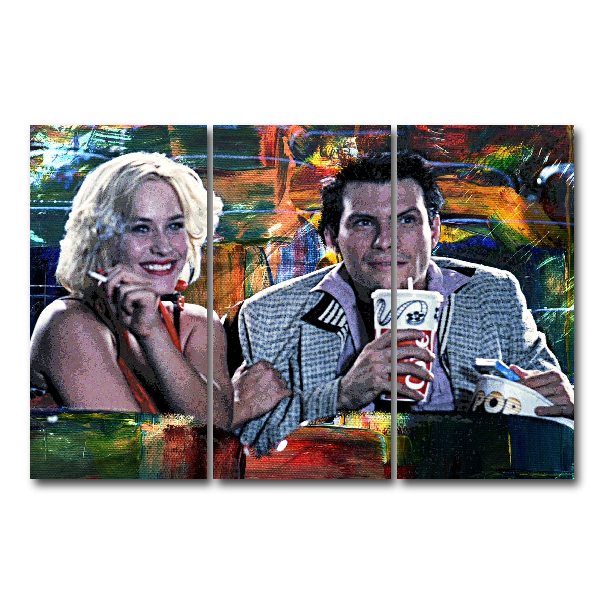 AUTO-MOCKUP WHITE | True Romance | 3 Piece | Gallery Wrap Canvas | group=12x24