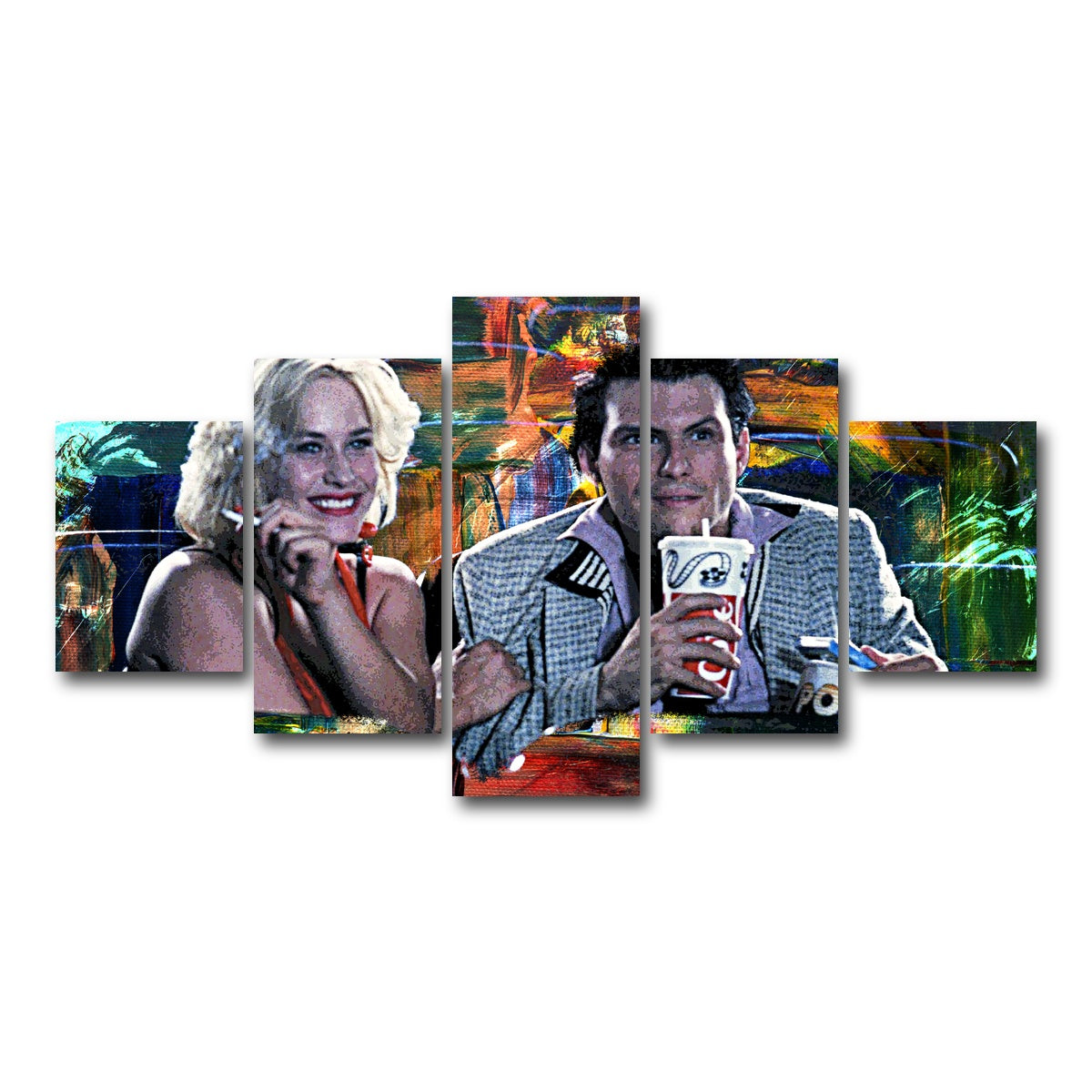 AUTO-MOCKUP WHITE | True Romance | 5 Piece | Gallery Wrap Canvas | group=5_short