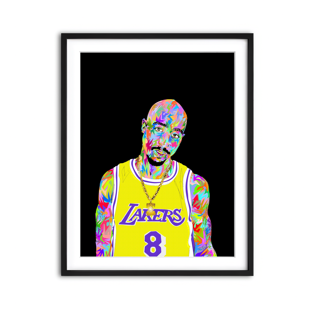 Framed Print 3x4 Black