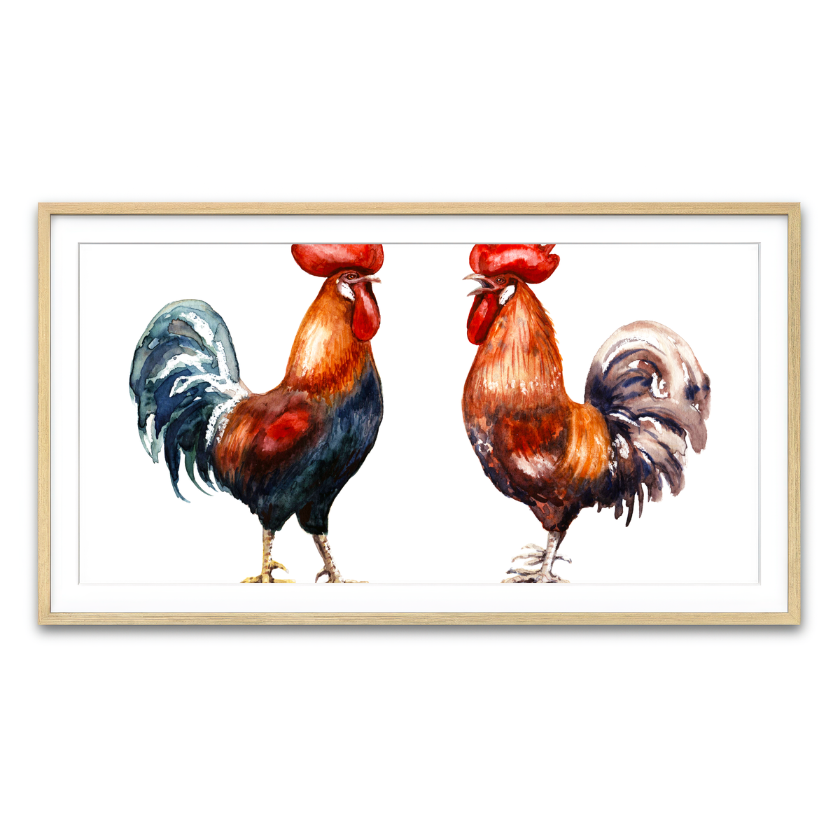 Framed Print 2x1 Natural