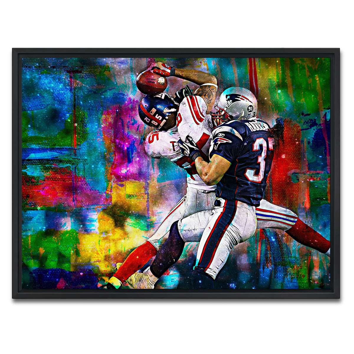 AUTO-MOCKUP WHITE | Tyree Helmet Catch | 1 Piece | Black Framed Canvas | group=4x3