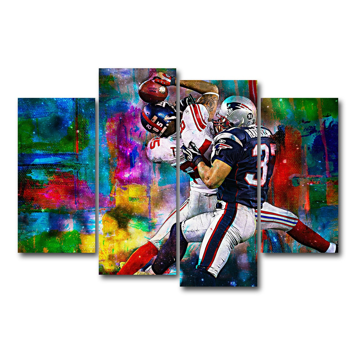 AUTO-MOCKUP WHITE | Tyree Helmet Catch | 4 Piece | Gallery Wrap Canvas | group=4_short