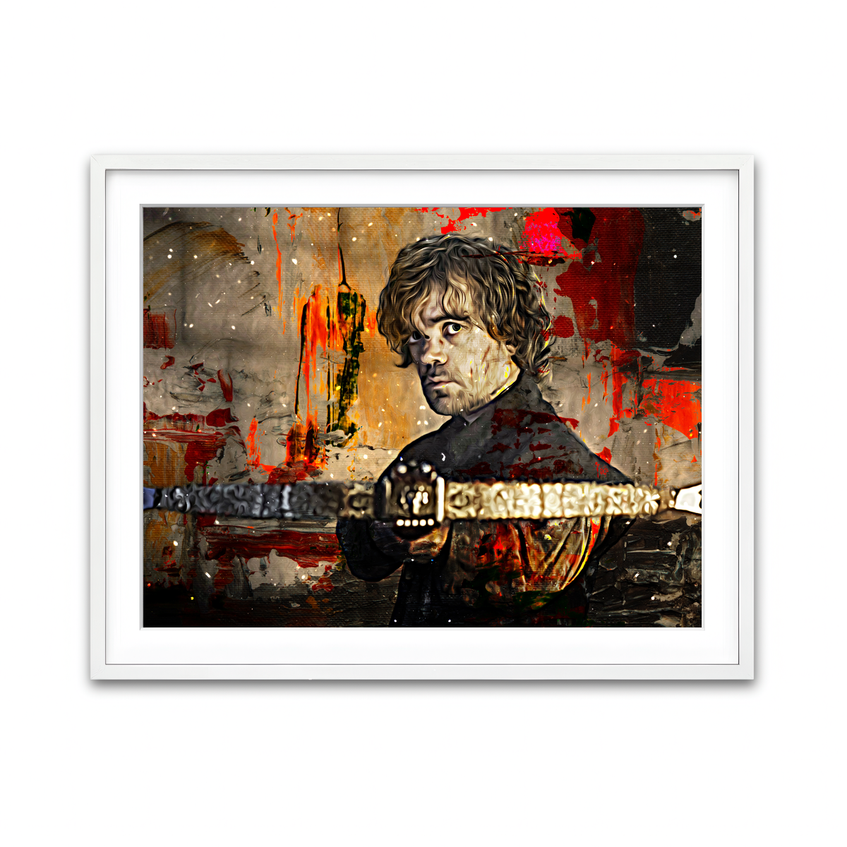 Framed Print 4x3 White