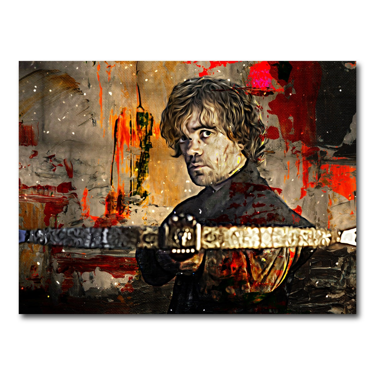 AUTO-MOCKUP WHITE | Tyrion Lannister | 1 Piece | Gallery Wrap Canvas | group=4x3