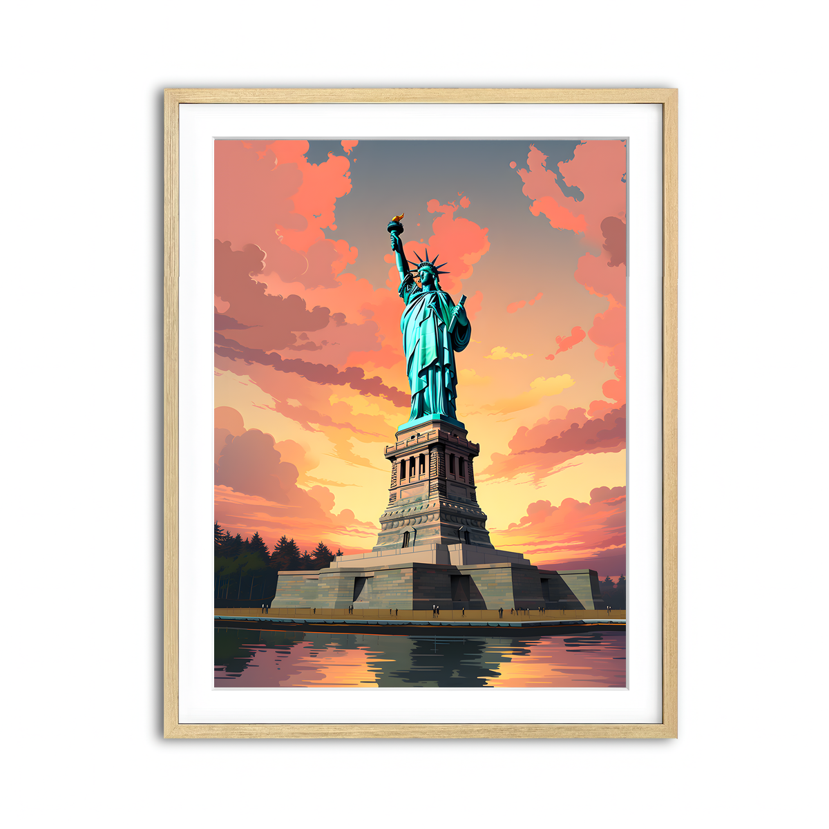 Framed Print 3x4 Natural
