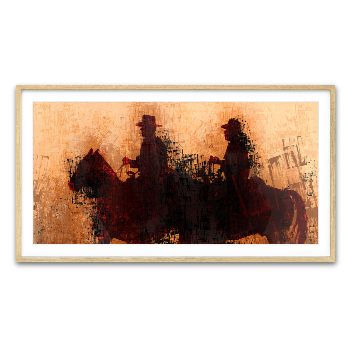 Framed Print 2x1 Natural