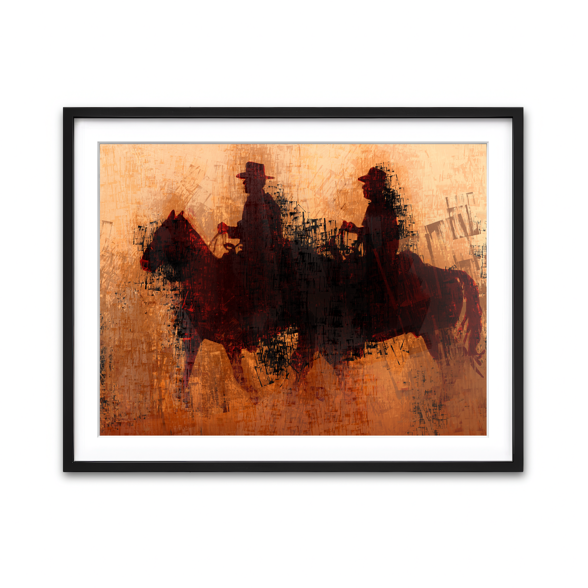 Framed Print 4x3 Black