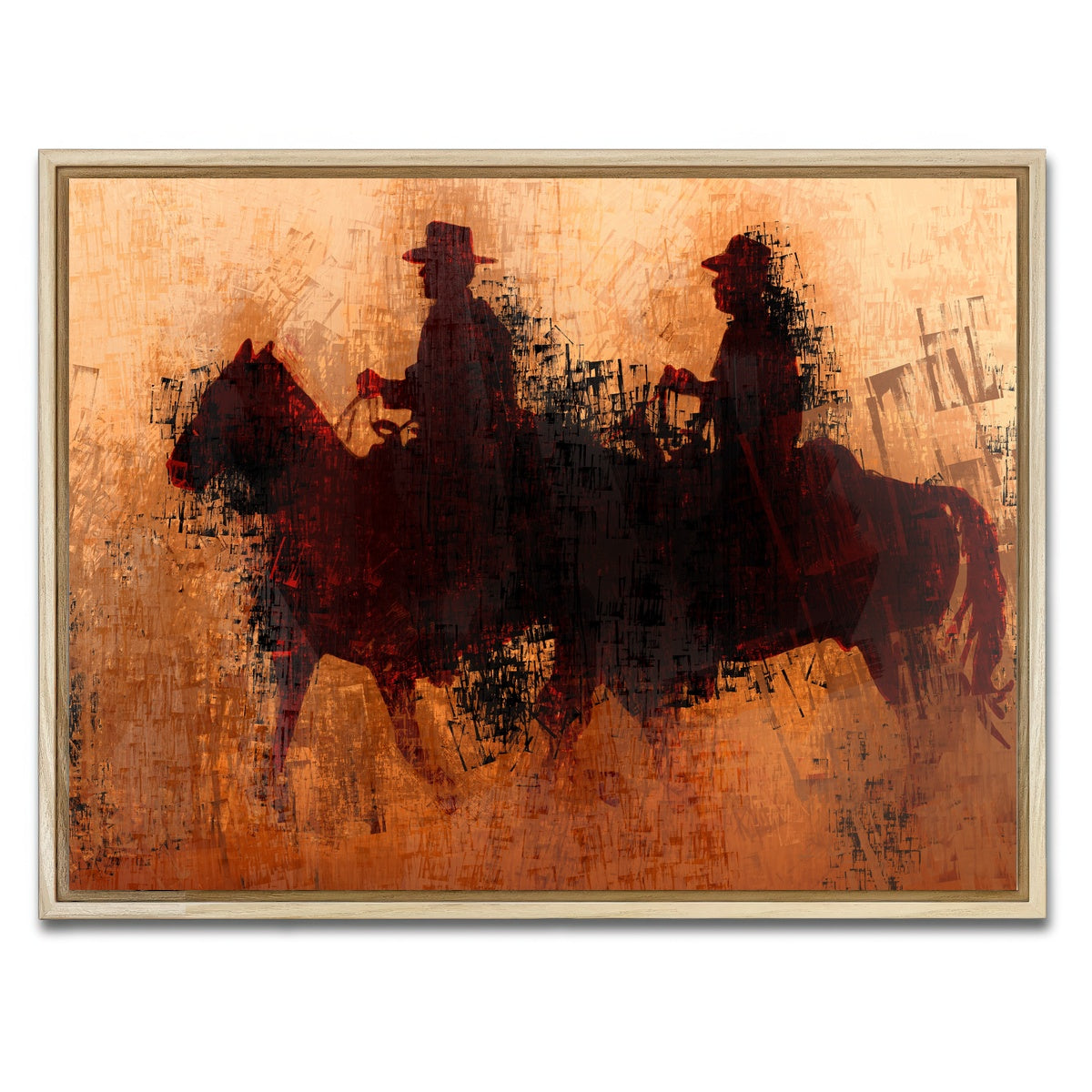 AUTO-MOCKUP WHITE | Unforgiven Riders | 1 Piece | Natural Framed Canvas | group=4x3