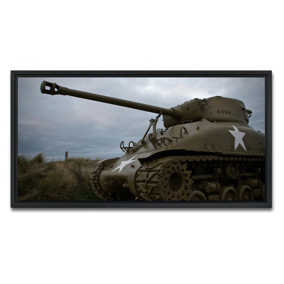 AUTO-MOCKUP WHITE | Utah Beach | 1 Piece | Black Framed Canvas | group=2x1