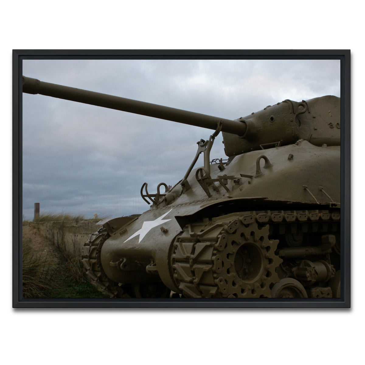 AUTO-MOCKUP WHITE | Utah Beach | 1 Piece | Black Framed Canvas | group=4x3