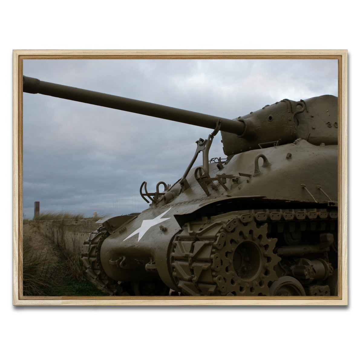 AUTO-MOCKUP WHITE | Utah Beach | 1 Piece | Natural Framed Canvas | group=4x3