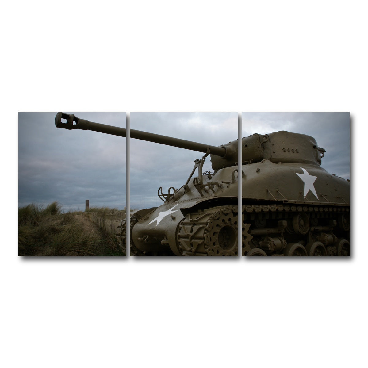 AUTO-MOCKUP WHITE | Utah Beach | 3 Piece | Gallery Wrap Canvas | group=18x24