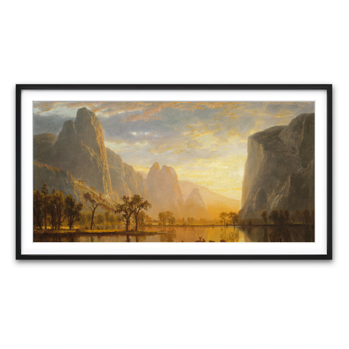 Framed Print 2x1 Black