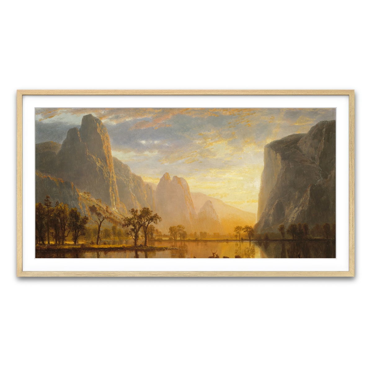 Framed Print 2x1 Natural