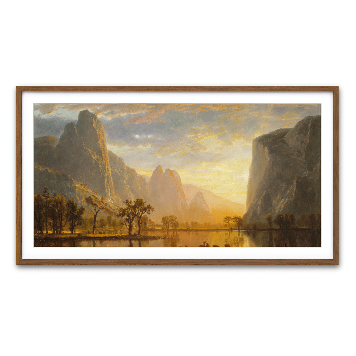 Framed Print 2x1 Walnut