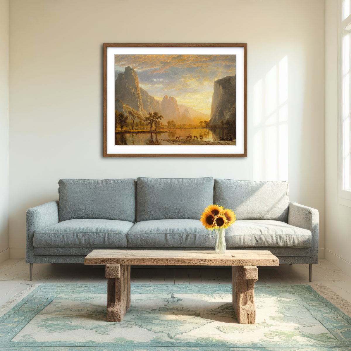 AUTO-MOCKUP ROOM | Valley of the Yosemite Wall Art