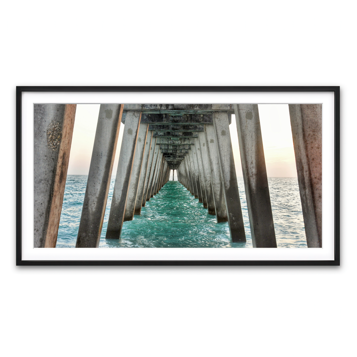 Framed Print 2x1 Black