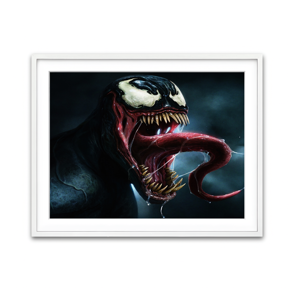 Framed Print 4x3 White