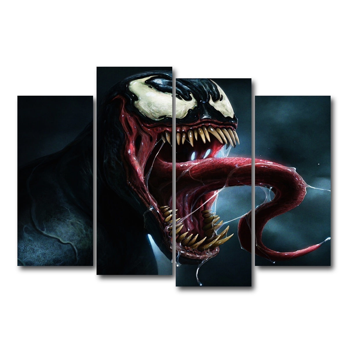 AUTO-MOCKUP WHITE | Venom | 4 Piece | Gallery Wrap Canvas | group=4_normal