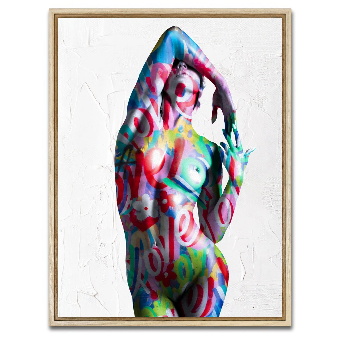 AUTO-MOCKUP WHITE | Venus Goddess of Love | 1 Piece | Natural Framed Canvas | group=3x4