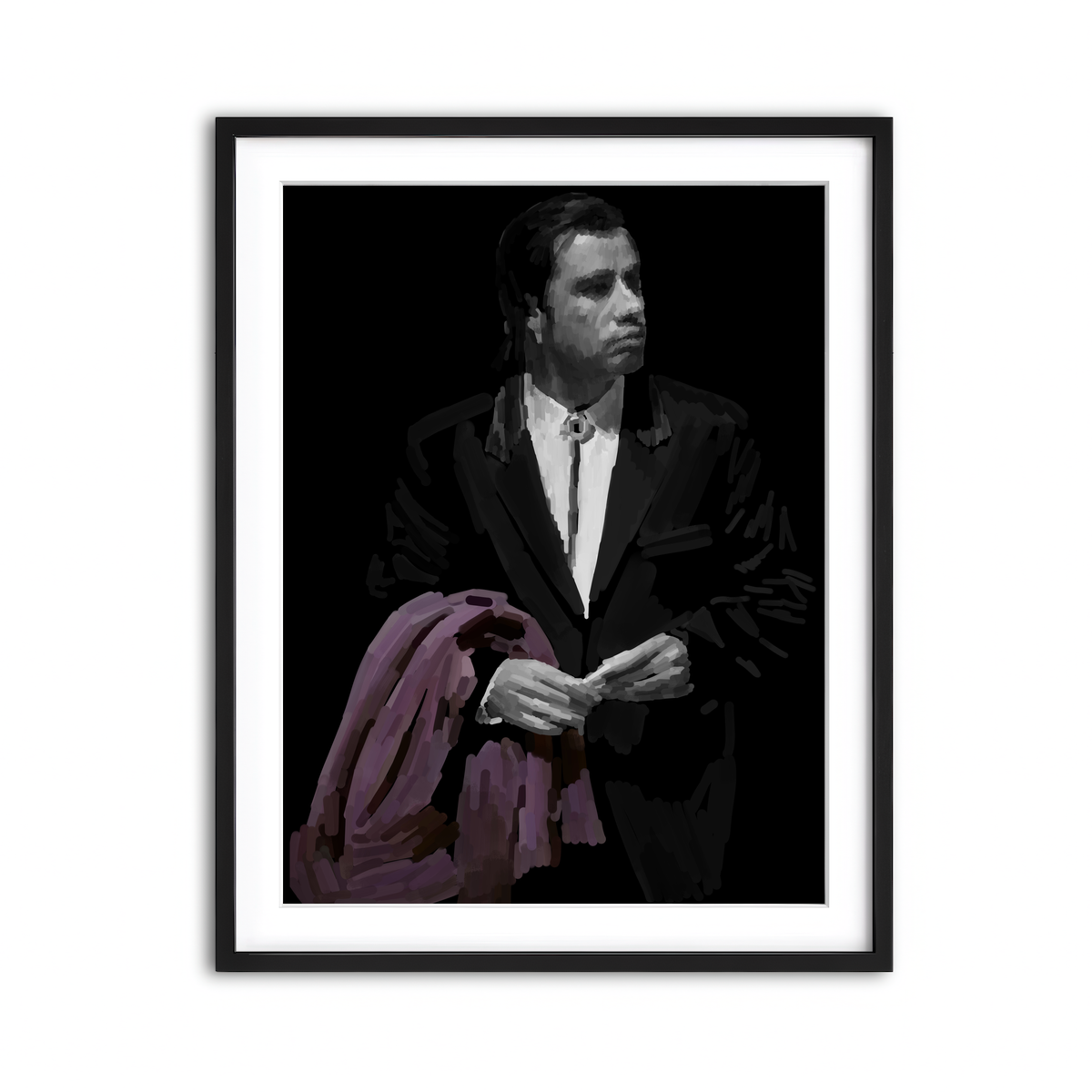 Framed Print 3x4 Black