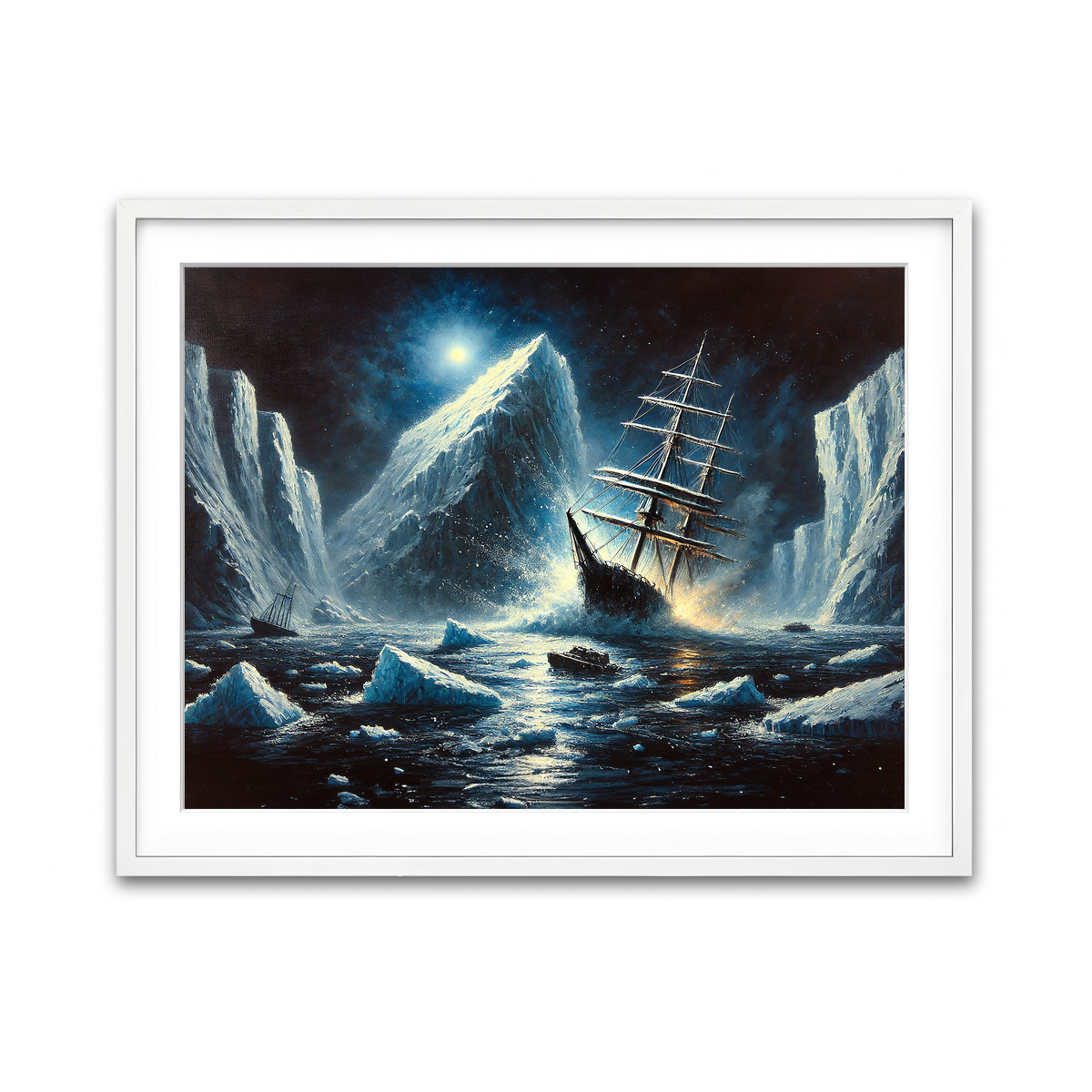 Framed Print 4x3 White