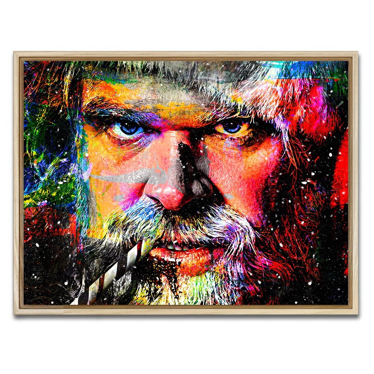 AUTO-MOCKUP WHITE | Violent Night | 1 Piece | Natural Framed Canvas | group=4x3