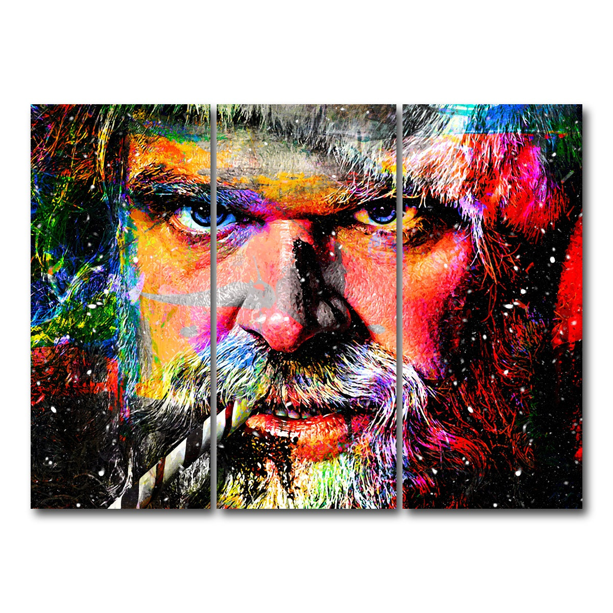 AUTO-MOCKUP WHITE | Violent Night | 3 Piece | Gallery Wrap Canvas | group=8x18