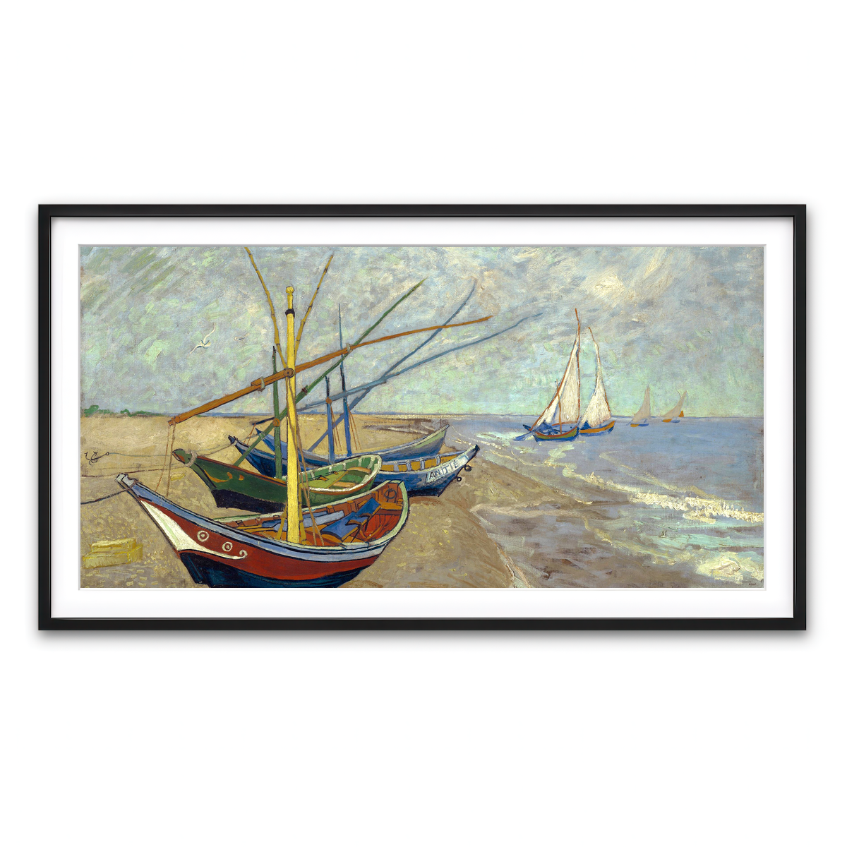 Framed Print 2x1 Black