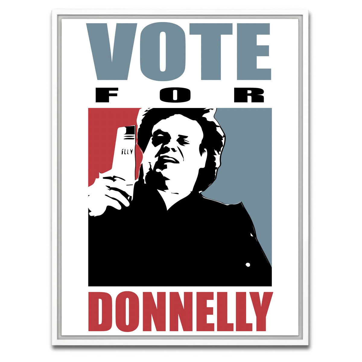 AUTO-MOCKUP WHITE | Vote Donnelly | 1 Piece | White Framed Canvas | group=3x4