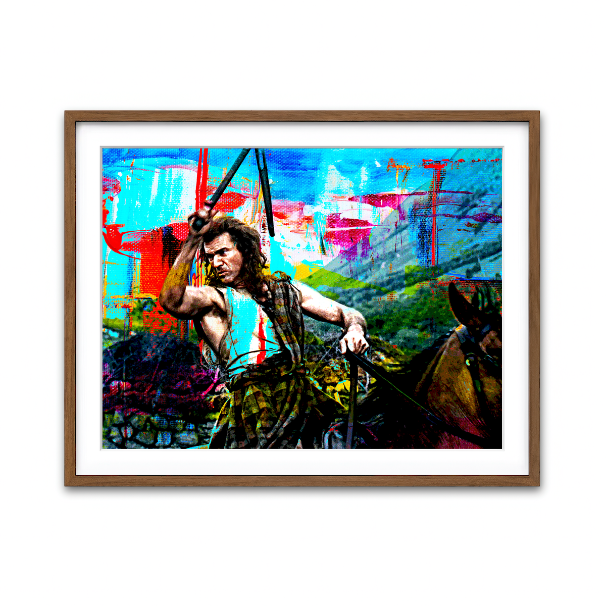 Framed Print 4x3 Walnut