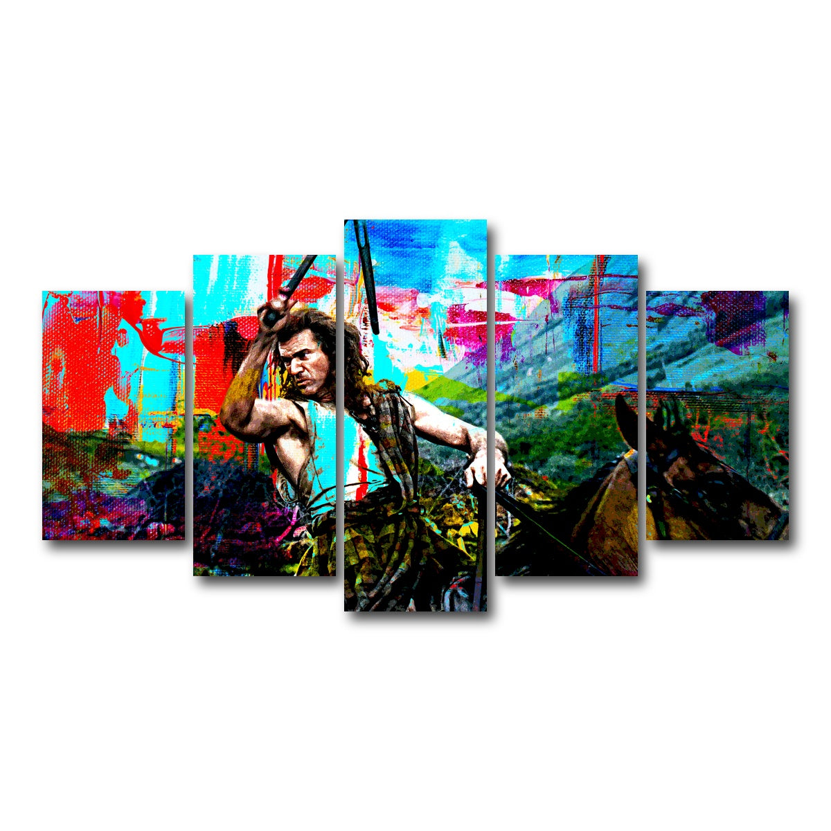 AUTO-MOCKUP WHITE | Wallace Nunchuk | 5 Piece | Gallery Wrap Canvas | group=5_normal