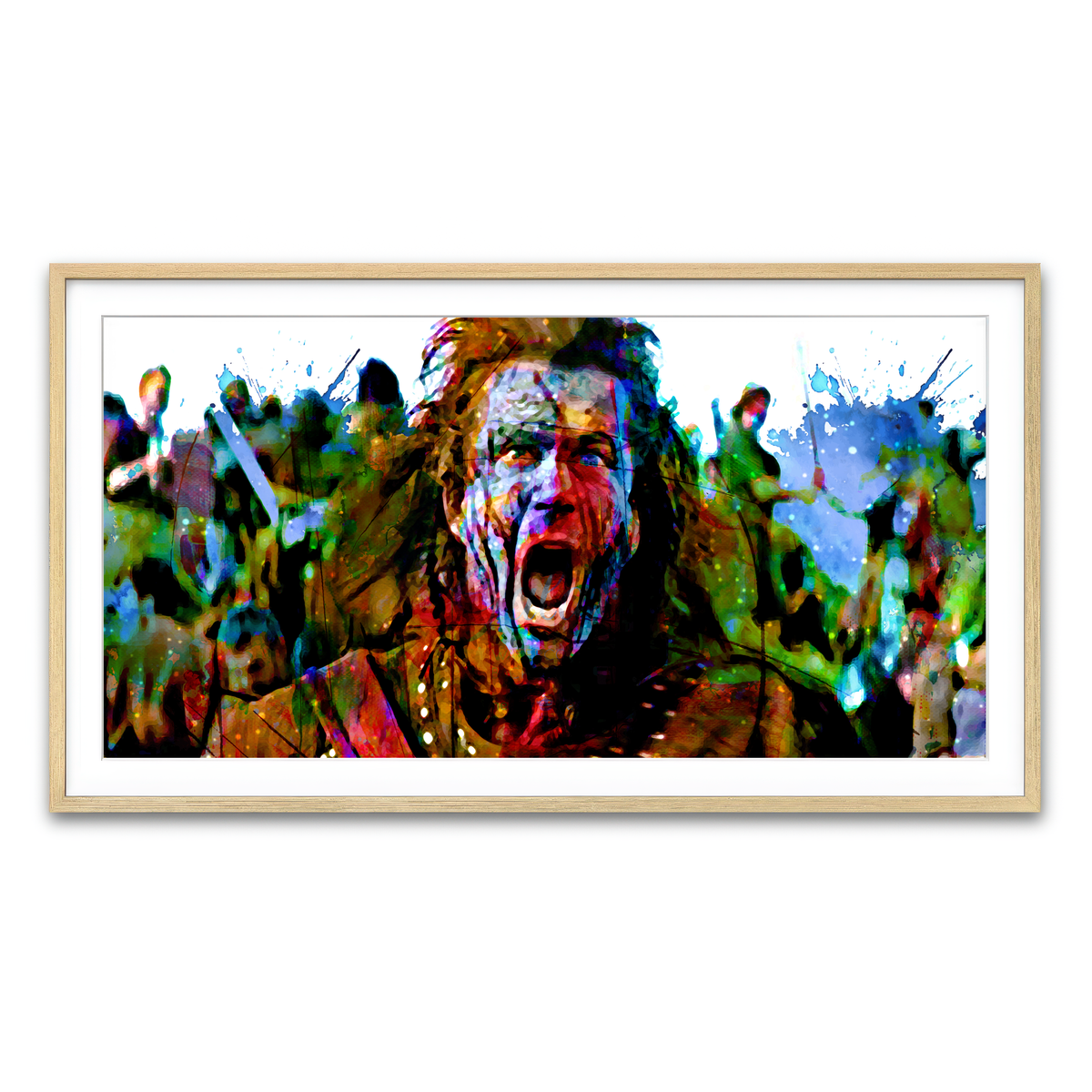 Framed Print 2x1 Natural