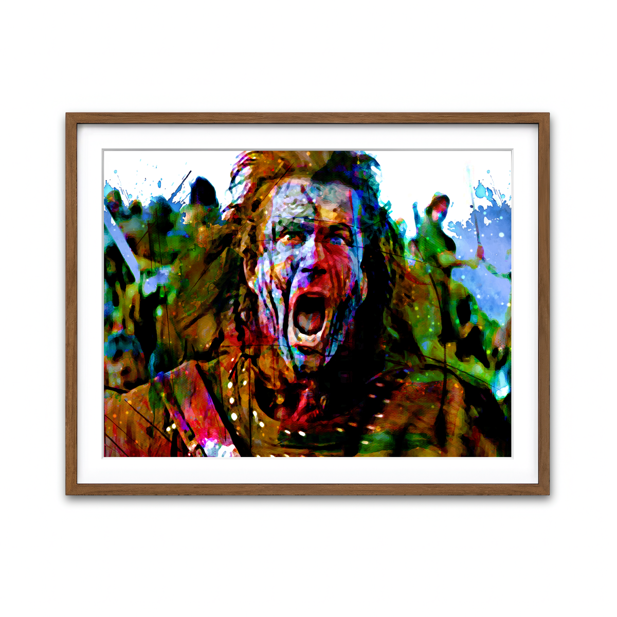 Framed Print 4x3 Walnut