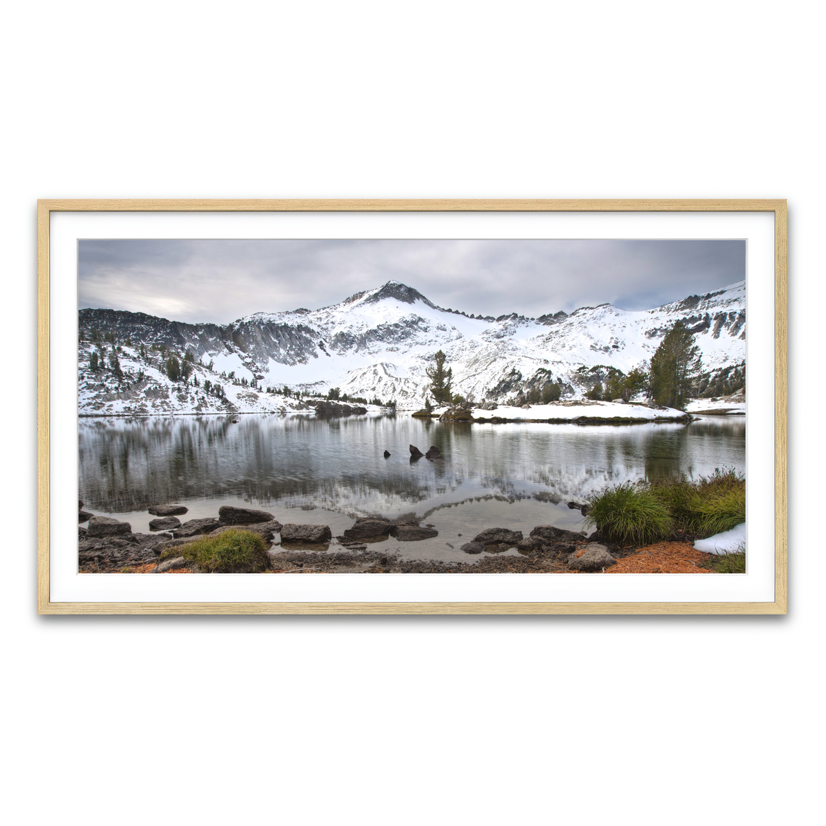 Framed Print 2x1 Natural