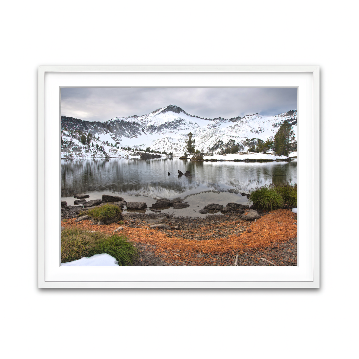 Framed Print 4x3 White