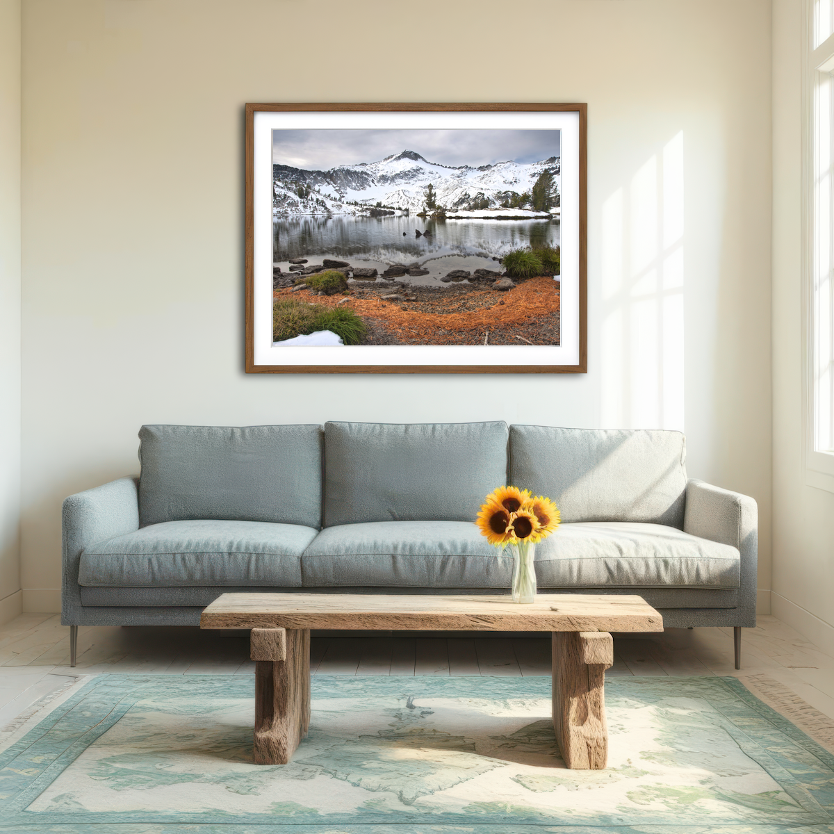 AUTO-MOCKUP ROOM | Wallowa Mountains Wall Art