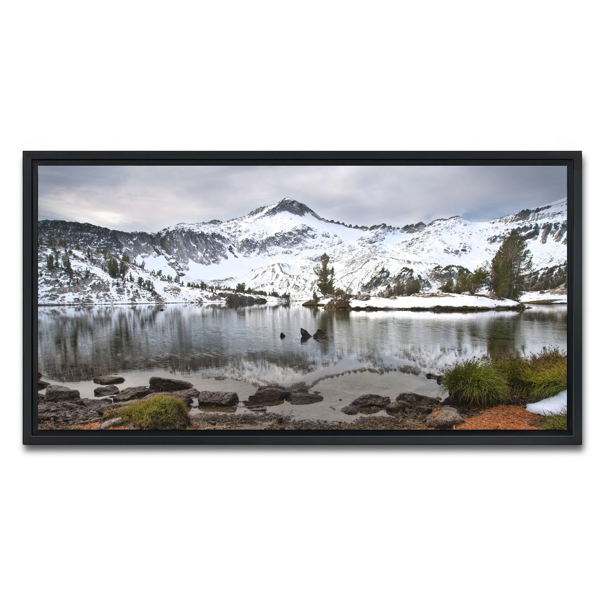 AUTO-MOCKUP WHITE | Wallowa Mountains | 1 Piece | Black Framed Canvas | group=2x1