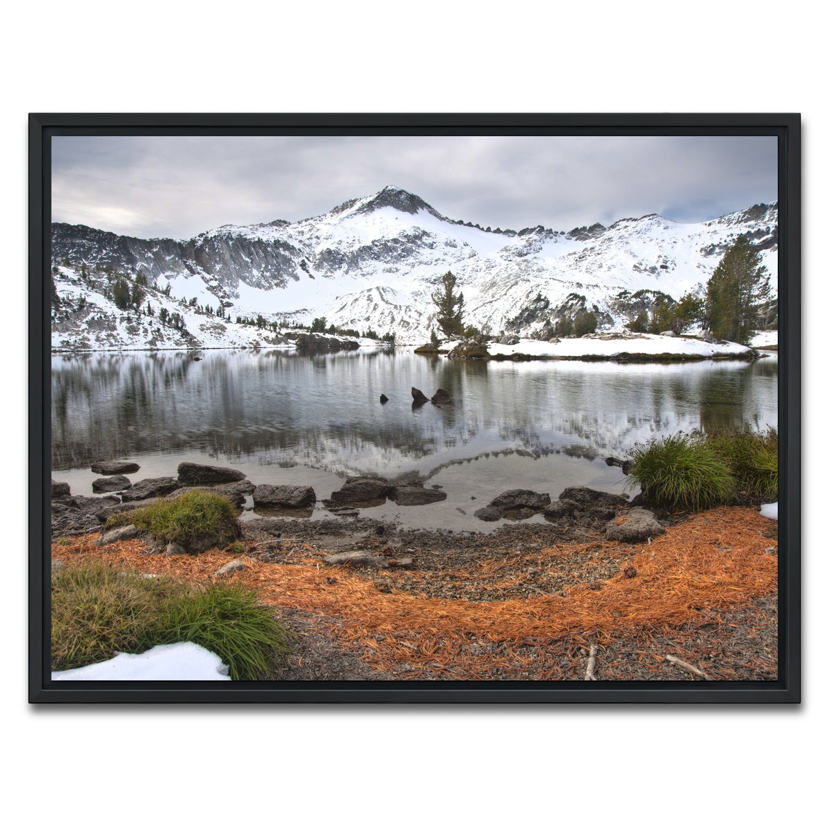 AUTO-MOCKUP WHITE | Wallowa Mountains | 1 Piece | Black Framed Canvas | group=4x3