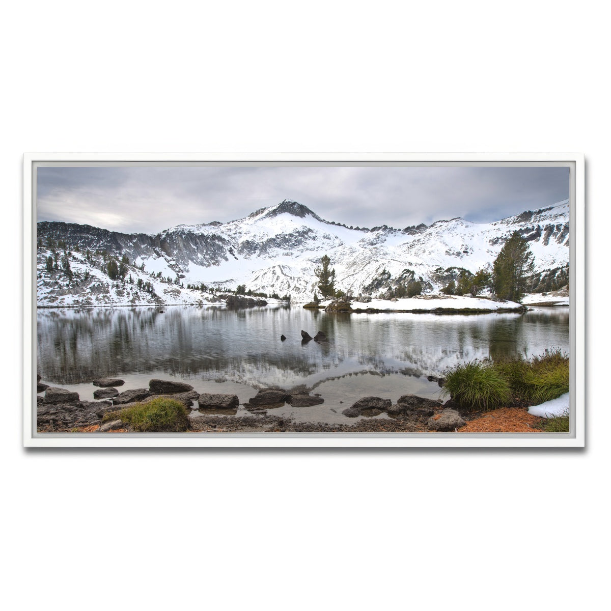 AUTO-MOCKUP WHITE | Wallowa Mountains | 1 Piece | White Framed Canvas | group=2x1