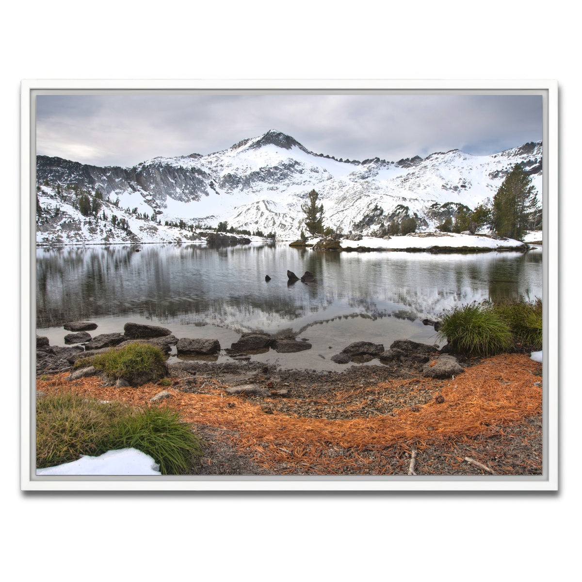 AUTO-MOCKUP WHITE | Wallowa Mountains | 1 Piece | White Framed Canvas | group=4x3