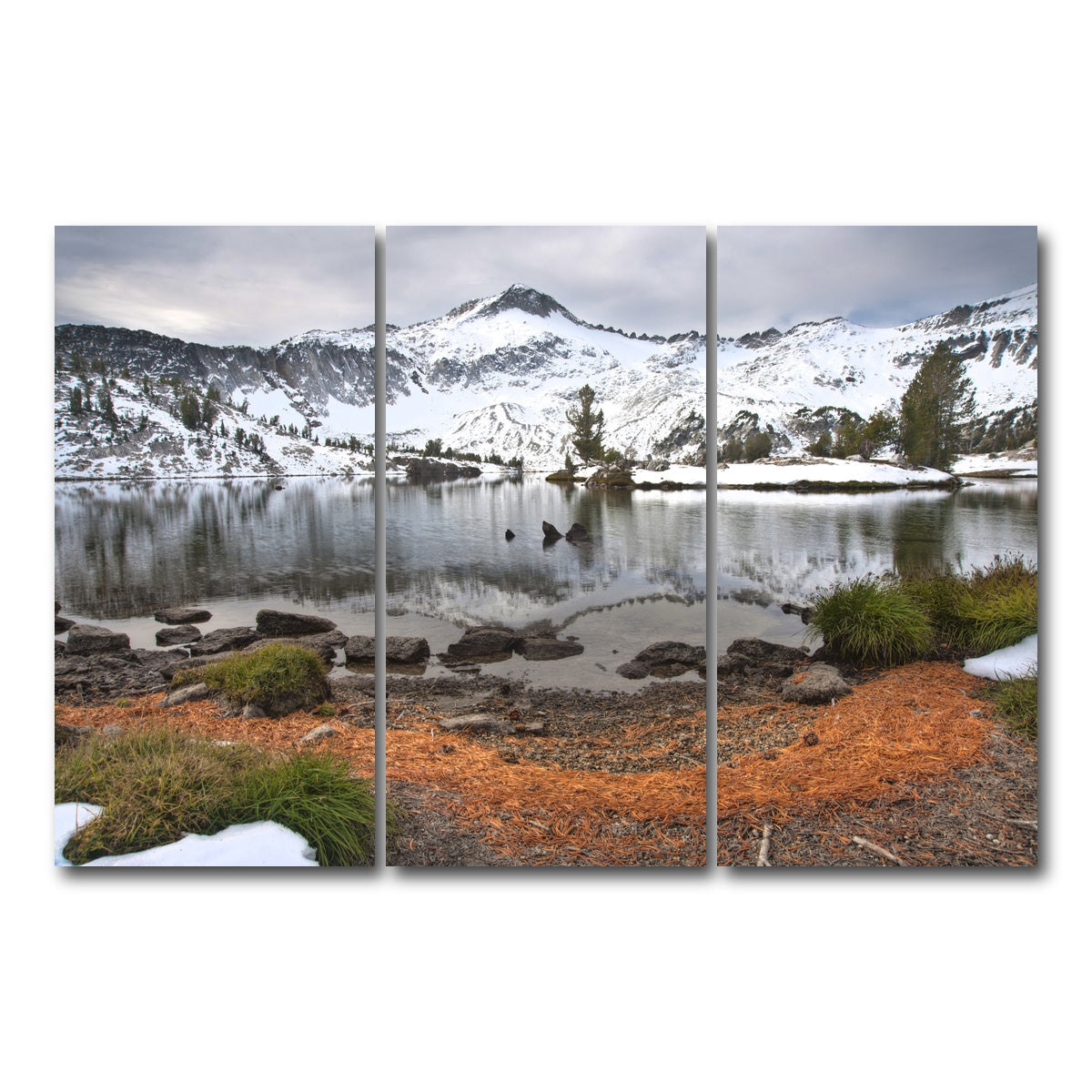 AUTO-MOCKUP WHITE | Wallowa Mountains | 3 Piece | Gallery Wrap Canvas | group=12x24