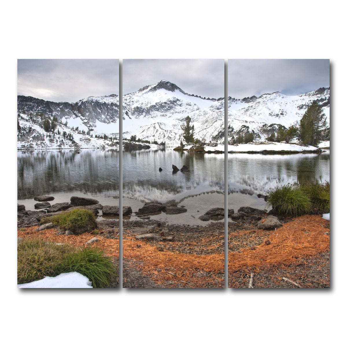 AUTO-MOCKUP WHITE | Wallowa Mountains | 3 Piece | Gallery Wrap Canvas | group=8x18