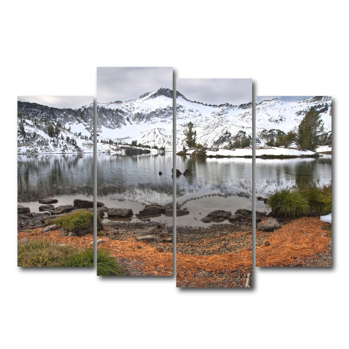 AUTO-MOCKUP WHITE | Wallowa Mountains | 4 Piece | Gallery Wrap Canvas | group=4_normal