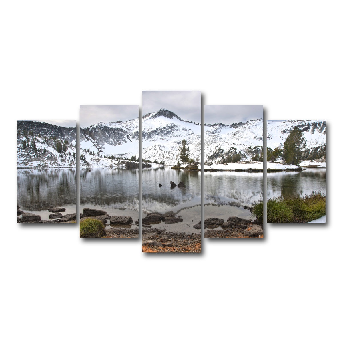 AUTO-MOCKUP WHITE | Wallowa Mountains | 5 Piece | Gallery Wrap Canvas | group=5_normal