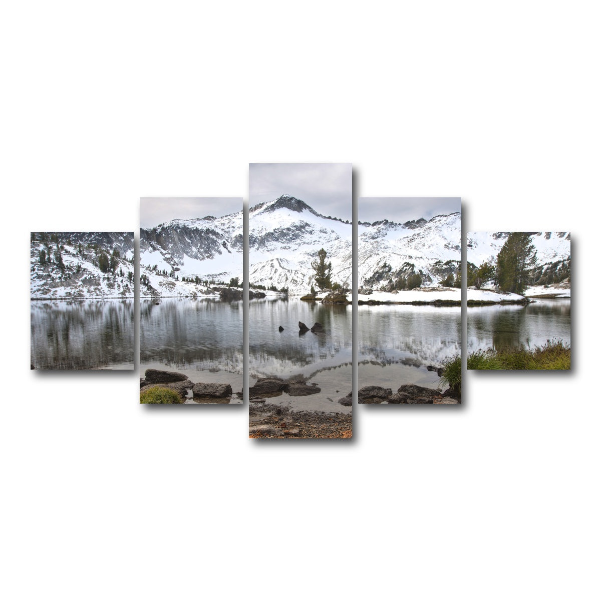 AUTO-MOCKUP WHITE | Wallowa Mountains | 5 Piece | Gallery Wrap Canvas | group=5_short