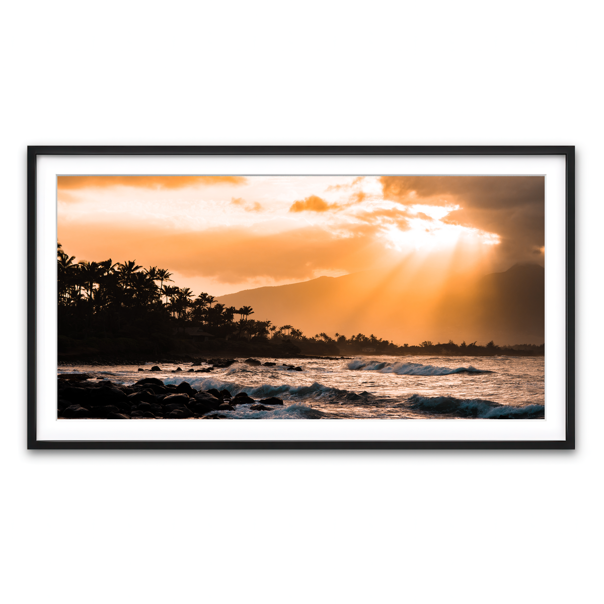 Framed Print 2x1 Black